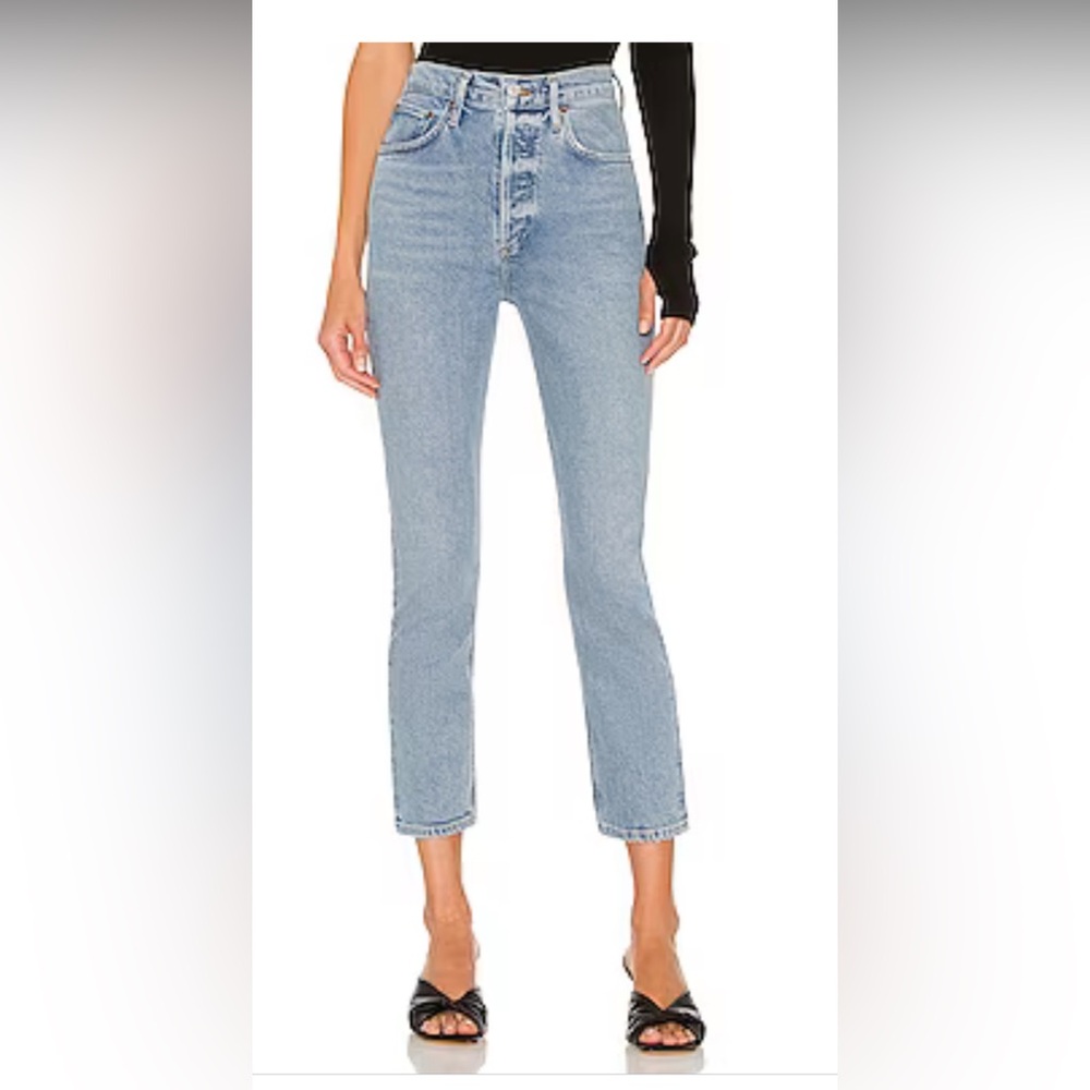 AGOLDE Riley cropped denim